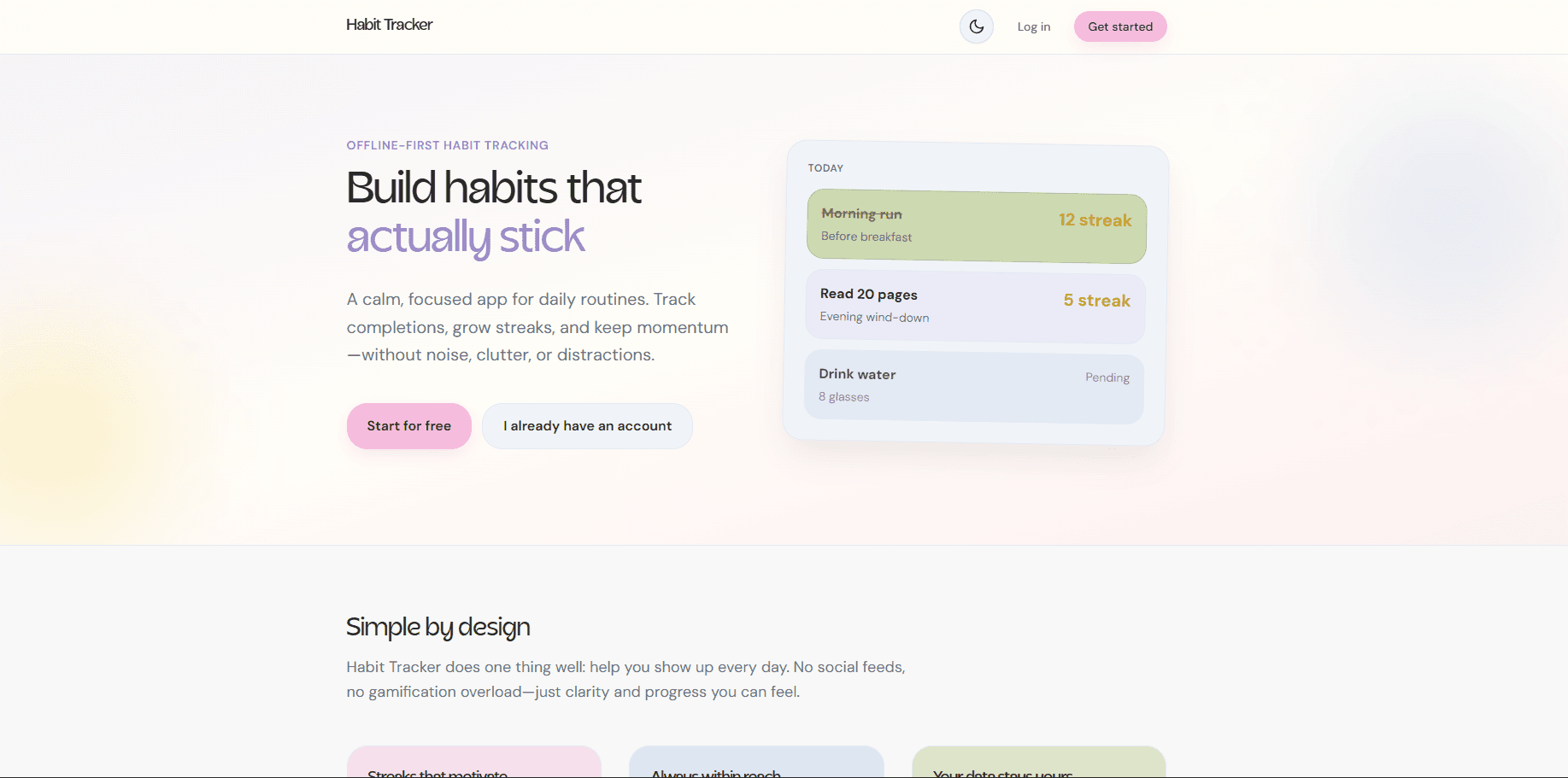 Habit Tracker PWA